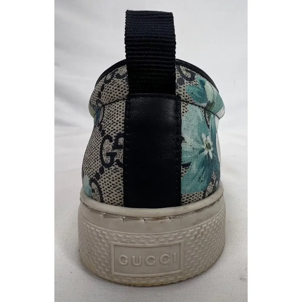 Gucci Supreme Canvas Slip-on US 6 Bloom Flower Print SPB-CA 355693